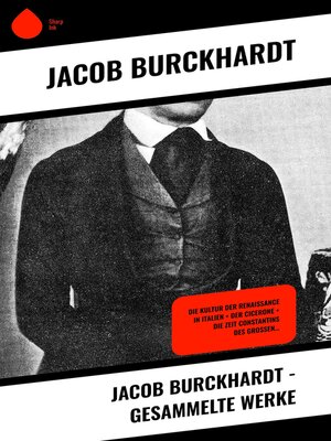 cover image of Jacob Burckhardt--Gesammelte Werke